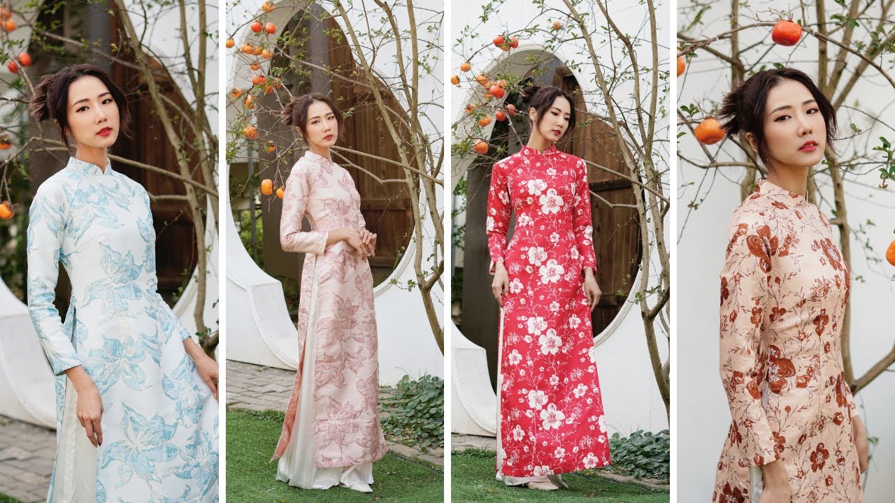 Bí quyết chọn Áo Dài Tết: chất liệu, kiểu dáng, màu sắc và hoạ tiết cho Áo Dài Tết